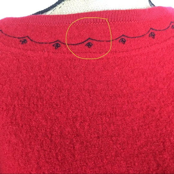 The Tog Shop Cardinal Red Wool Jacket Buttons - Picture 8 of 9